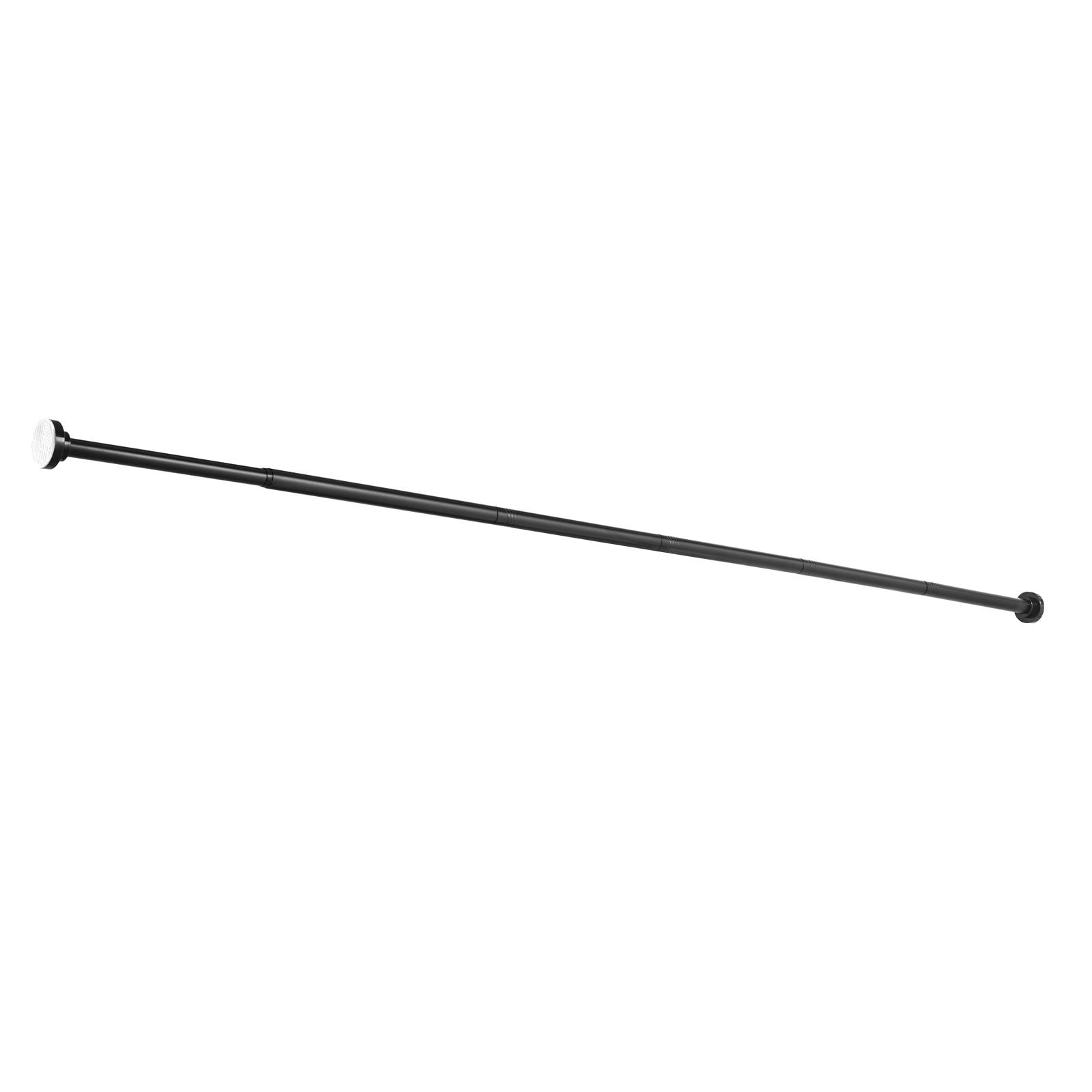 Tension Shower Curtain Rod, 28-76 Inch Adjustable Stainless Steel, 53 lbs Load Capacity with Brackets, Drill-Free Installation, Rust-Resistant for Bathroom