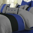 thumbnail image 3 of Easter Solid Hypoallergenic Comforter 8-Piece Bedding Set by Impressions - King, 3 of 3