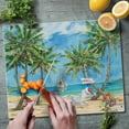thumbnail image 7 of CounterArt "Holiday Palms" 3mm Tempered Glass Cutting Board, 7 of 7