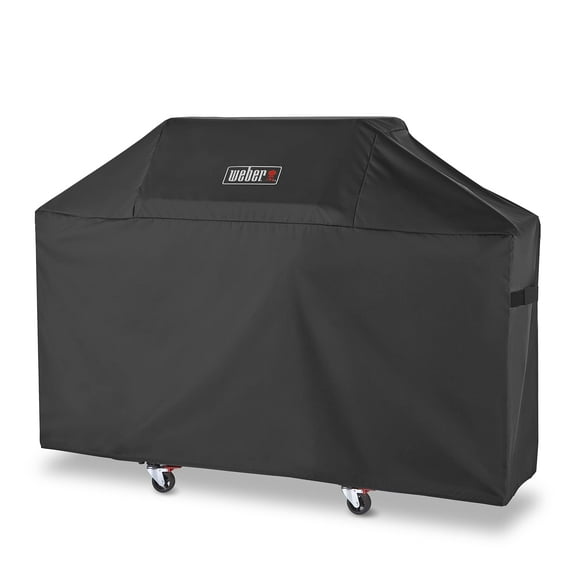 7757 Weber Genesis 300 Series Premium Grill Cover, Heavy Duty and Waterproof, Fits Grills Up To 62 Inches Wide