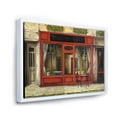 thumbnail image 3 of Designart 'Red Facade of Charming Shop In Paris Street I' French Country Framed Canvas Wall Art Print, 3 of 5