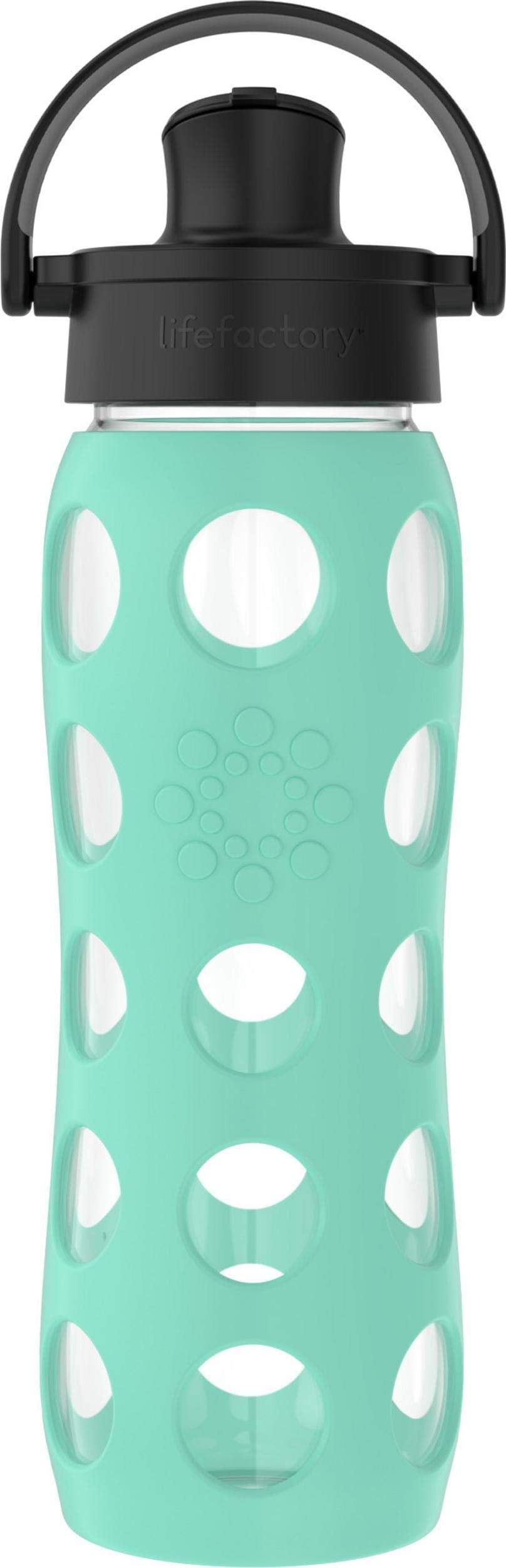 Lifefactory 22Ounce Glass Water Bottle with Active Flip Cap and Protective  Silicone Sleeve Sea Green - Walmart.ca