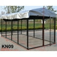 thumbnail image 6 of omitree Modular Dog Kennel with Heavy Duty Welded Steel Panels and Pet Cover, 5' W x 10' L x 5.5' H, 6 of 14
