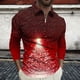 thumbnail image 1 of Blusa y camisa de manga larga con cuello vuelto para hombre, jersey con cremallera y solapa estampada, blusa de manga larga con cuello vuelto, blusa de poliéster para hombre, 1 of 5
