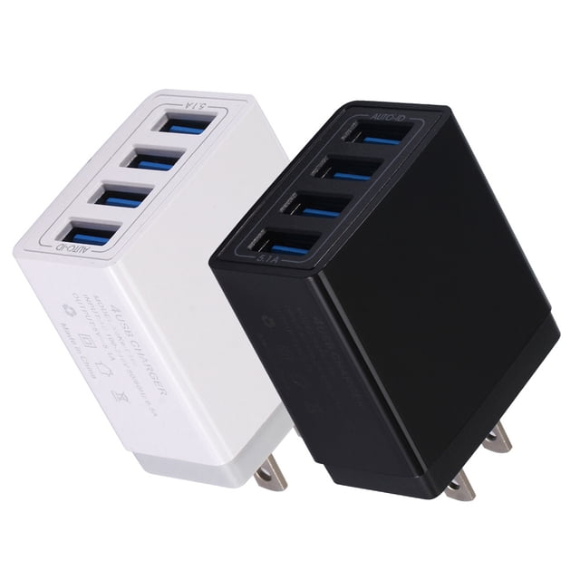 Cargador de teléfono móvil inteligente 4USB Cargador 4USB Cabezal de carga para teléfono móvil Generación de carga de viaje