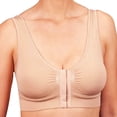 thumbnail image 1 of Miracle Bamboo Comfort Bra Todo el día Mejor elevación y soporte Diseño de confort inalámbrico sin costuras- Nude- 2XL (Busto 43-46) ACA MB-CB5217, 1 of 6