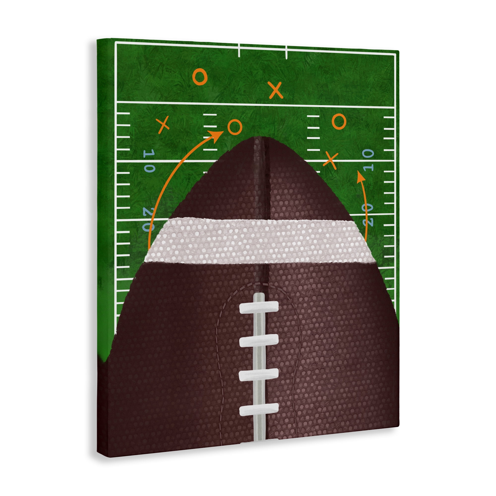 Stupell Industries Football Field Tactics Canvas Wall Art, design by Jennifer Stith
