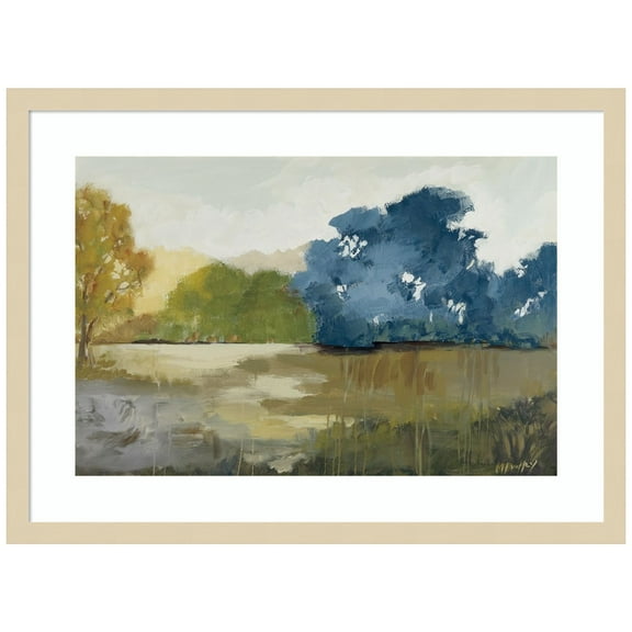 Amanti Art Forest Prelude Wood Framed Wall Art Print