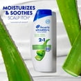 thumbnail image 6 of Head and Shoulders Dandruff Shampoo, Aloe Vera for Soothing Scalp Relief, Paraben Free, 12.5 oz, 6 of 11