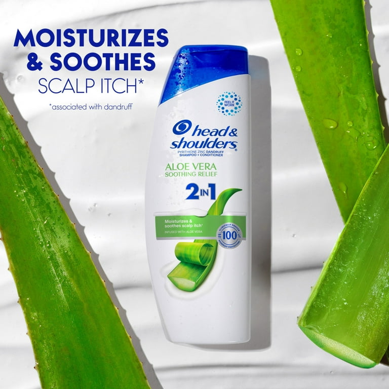 Head & Shoulders Soothing Relief 2 In 1 Aloe Vera Dandruff Shampoo + Conditioner 12.5 fl oz
