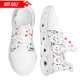 thumbnail image 1 of Nueva tendencia, zapatos planos para mujer con estampado de dibujos animados de dentista y dientes, zapatos casuales de malla transpirable, zapatillas para mujer, 1 of 6