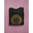 thumbnail image 3 of Sunflower Striped Petals Sweatshirt Women -GoatDeals Designs, Female 3X-Large, 3 of 4