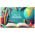 thumbnail image 3 of Back to School Banner Classroom Decor Education Supplies Vibrant Backdrop for School Events Photography Props Welcome Sign Party Supplies Learning Environment, 3 of 4