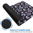 thumbnail image 6 of Long Mouse Pads for Desk,Dark Unicorn Rainbow Heart Pattern Desk Mats on Top Of Desks, Desk Mouse Pad Extra Large with 3mm Non-Slip Base and Stitched Edge for Gaming,Office,Work,Home 47.3"x23.6", 6 of 6