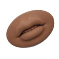 thumbnail image 2 of Speravity Práctica de maquillaje permanente en 3D, modelo de labios y boca, adhesivo portátil, piel reutilizable, enseñanza escolar, Material de laboratorio Marrón, 2 of 6