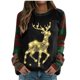 thumbnail image 3 of Suéteres navideños feos, suéteres de gran tamaño, sudaderas con estampado divertido en 3D para fiestas navideñas, sudaderas para fiestas, cumpleaños y Navidad, 2024, 3 of 5