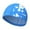 Blue, variant on Leeye Adult Oversized PU Coated Swimming Cap Breathable Comfortable Swim Hat for Men Women, Large Size Pool Cap for Training, Blue