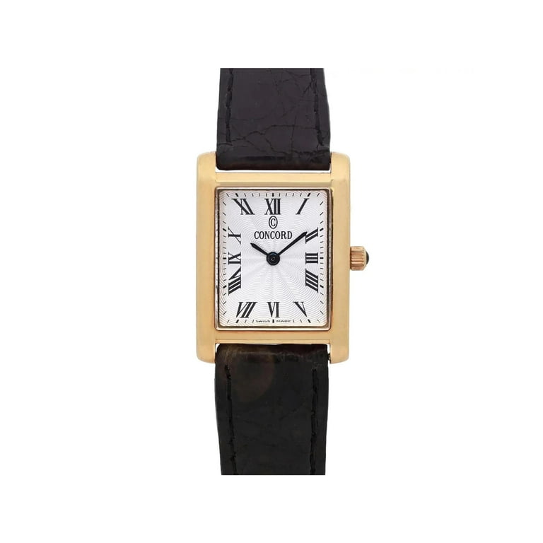 Concord Bennington 18K Yellow Gold Silver Dial Quartz Ladies Watch