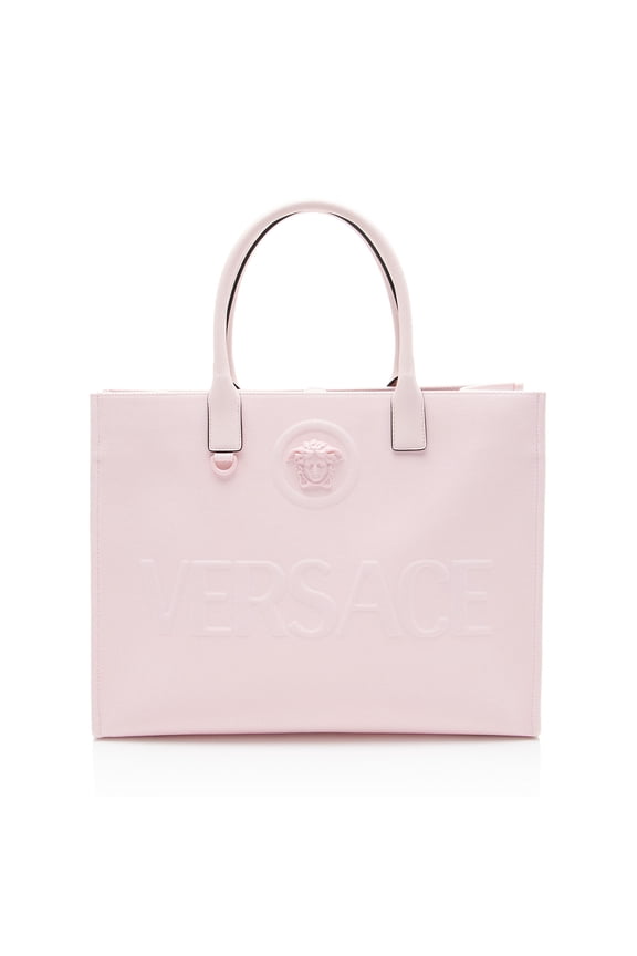 Pre-Owned Versace Canvas La Medusa Large Tote
