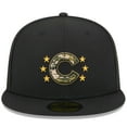thumbnail image 2 of Men's New Era  Black Chicago Cubs 2024 Armed Forces Day On-Field 59FIFTY Fitted Hat, 2 of 6