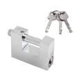 thumbnail image 2 of High Strength Anti Theft Locker Hardened Zinc Alloy D Shaped Padlock 3 Keys, 2 of 12