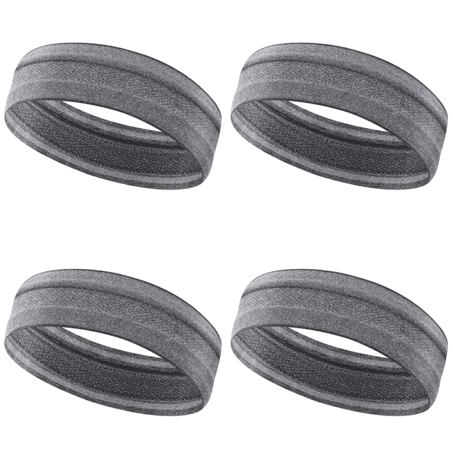 Diadema Deportiva para Correr Que Absorbe La Humedad Entrenamiento en El (gris Claro)