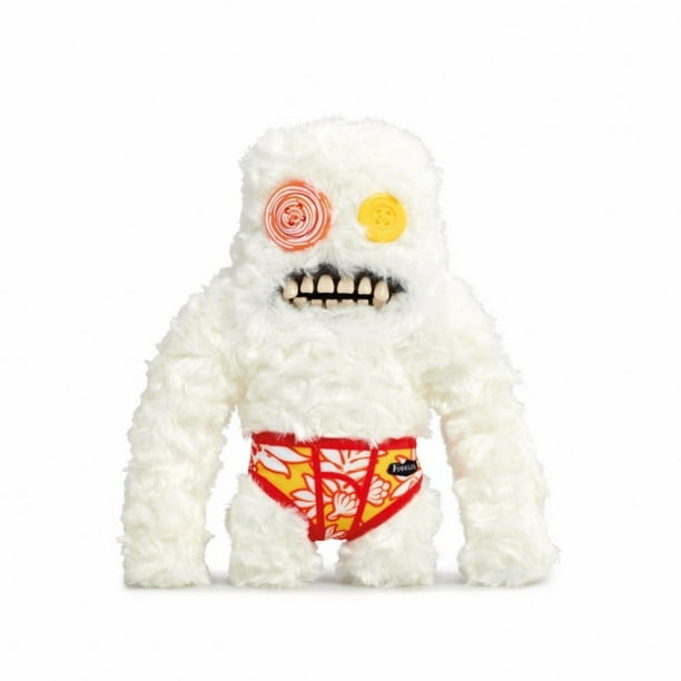 GZSL Peluches Fuggler, Serie Budgie Fugglers de Fuggler - Edición Limitada Sasquoosh - Peluche de Monstruo Feo y Divertido de 9". Edad 8+.