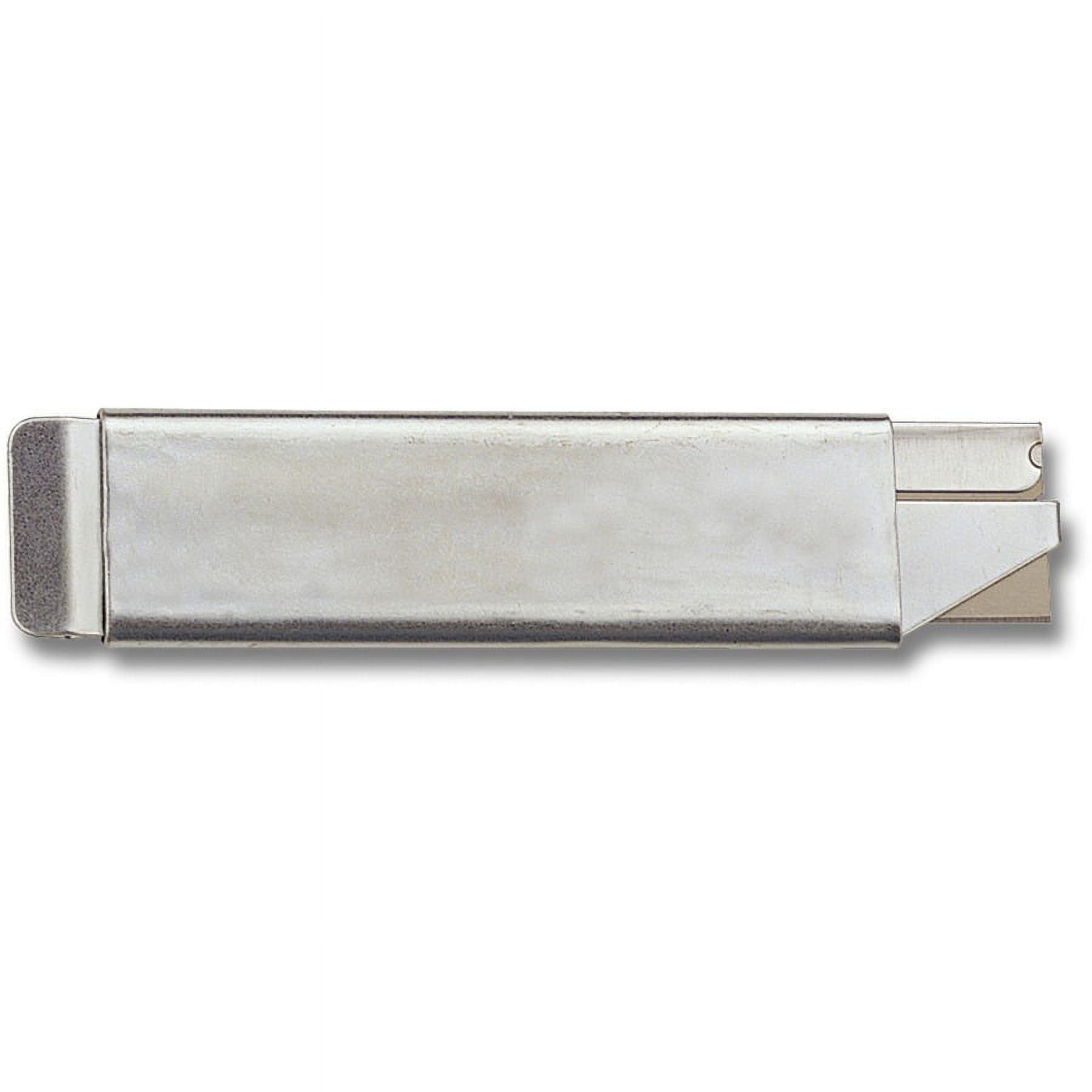 Officemate Single-Sided Razor Blade Carton Cutter - Steel - 4" Length - 12 / Box | Bundle of 2 Boxes