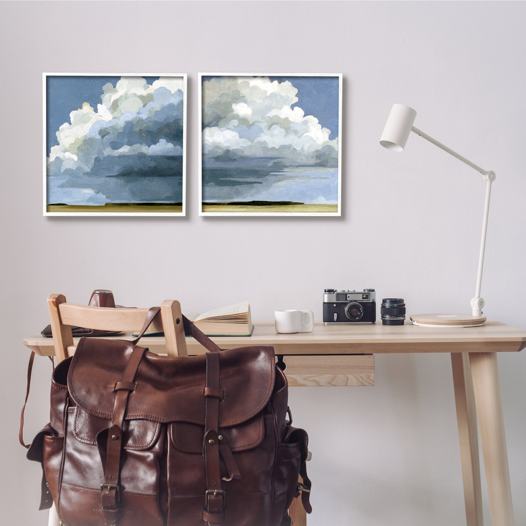 Stupell Industries Sublime Outdoor Weather Landscape Cloudy Sky Painting,17 x 17, Design by Emma Caroline