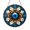 Acrylic 3.5 Inch, variant on Radiant Reflections Decorative Stained Glass Window Art Featuring Colorful Light Effects, Elegant Hanging Accent Piece