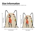 thumbnail image 5 of Yiaed African Women Print Drawstring Bags Drawstring Backpack Bulk String Back Pack Gym Sport Bag-Small, 5 of 5