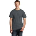 thumbnail image 3 of Fruit of the Loom 5 oz, 100% Heavy Cotton HD T-Shirt, 4XL, Black Heather, 3 of 8