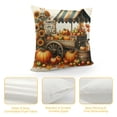 thumbnail image 4 of Shangniulu Fall Decor Pillow Covers Pumpkin Farmhouse Decorations Happy Fall Gnome Sunflower Throw Cushion Case for Fall Thanksgiving Home Decorative Pillows White, 4 of 5