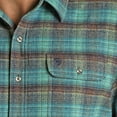 thumbnail image 2 of BMB2S02144 Rock  Roll Denim Mens Brushed Twill Plaid Button Up Shirt, 2 of 2