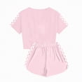 thumbnail image 6 of HCNTES Toddler Girls Summer Clothes 2Pcs Checkerboard Top and Shorts Set for Beach, 6 of 6