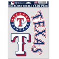 thumbnail image 1 of Texas Rangers 3 Fan Pack Decals, 1 of 2