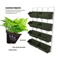 thumbnail image 2 of 8 Pockets Vertical Garden Wall Planter Raised Beds Hanging Planter Wall Mounted Flower Beds for Flowers Vegetables Herb, 2 of 7