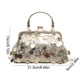 thumbnail image 3 of Bolso de noche con lentejuelas con clip para mujer - Bolso de hombro cruzado dorado plateado negro con cadena, 8,46x2,36x5,12 pulgadas, 3 of 6