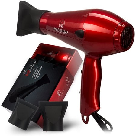 2000W Professional Hair Dryer with Ionic Conditioning - Powerful, Fast Dry Blow Dryer - 2 Speeds, 3 Heat