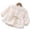 White, variant on AJZIOJIRO Baby Toddler Fall Winter Jacket Coats for Girls，Newborn Fashion Plush Fleece Outerwear Kids Lace-Up Soft Fuzzy Thick Warm Fleece Coats Jacket for 9 Months-5 Years