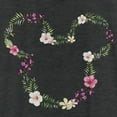 thumbnail image 2 of Women's Mickey & Friends Floral Logo Racerback Tank Top Black Heather X Large, 2 of 4