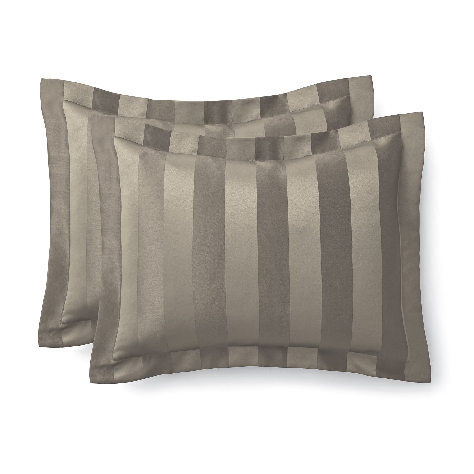 Mainstays 5-Piece Damask Stripe Comforter Set with Throw and Décor Pillow, Full/Queen