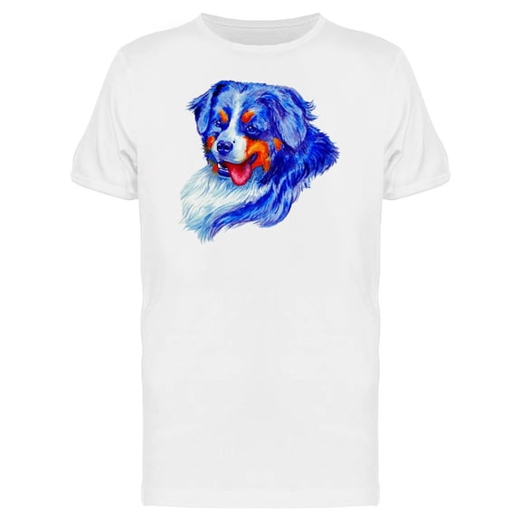 Blue Bernese Mountain Dog Tee Men's -Image by Shutterstock
