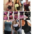 thumbnail image 5 of YIANNA Waist Trainer for Women Latex Underbust Waist Corsets Cincher Hourglass Body Shaper Black-S, 5 of 7