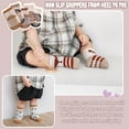 thumbnail image 6 of Toddlers Non Slip Socks with Grips Baby Girls Boys Anti Skid Crew Cotton Gift Socks for Infants Kids, 6 of 6