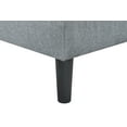Mainstays 66" Studio Futon, Gray Linen Upholstery