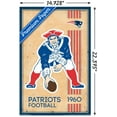 thumbnail image 2 of NFL New England Patriots - Retro Logo 14 Wall Poster, 14.72" x 22.37", 2 of 3