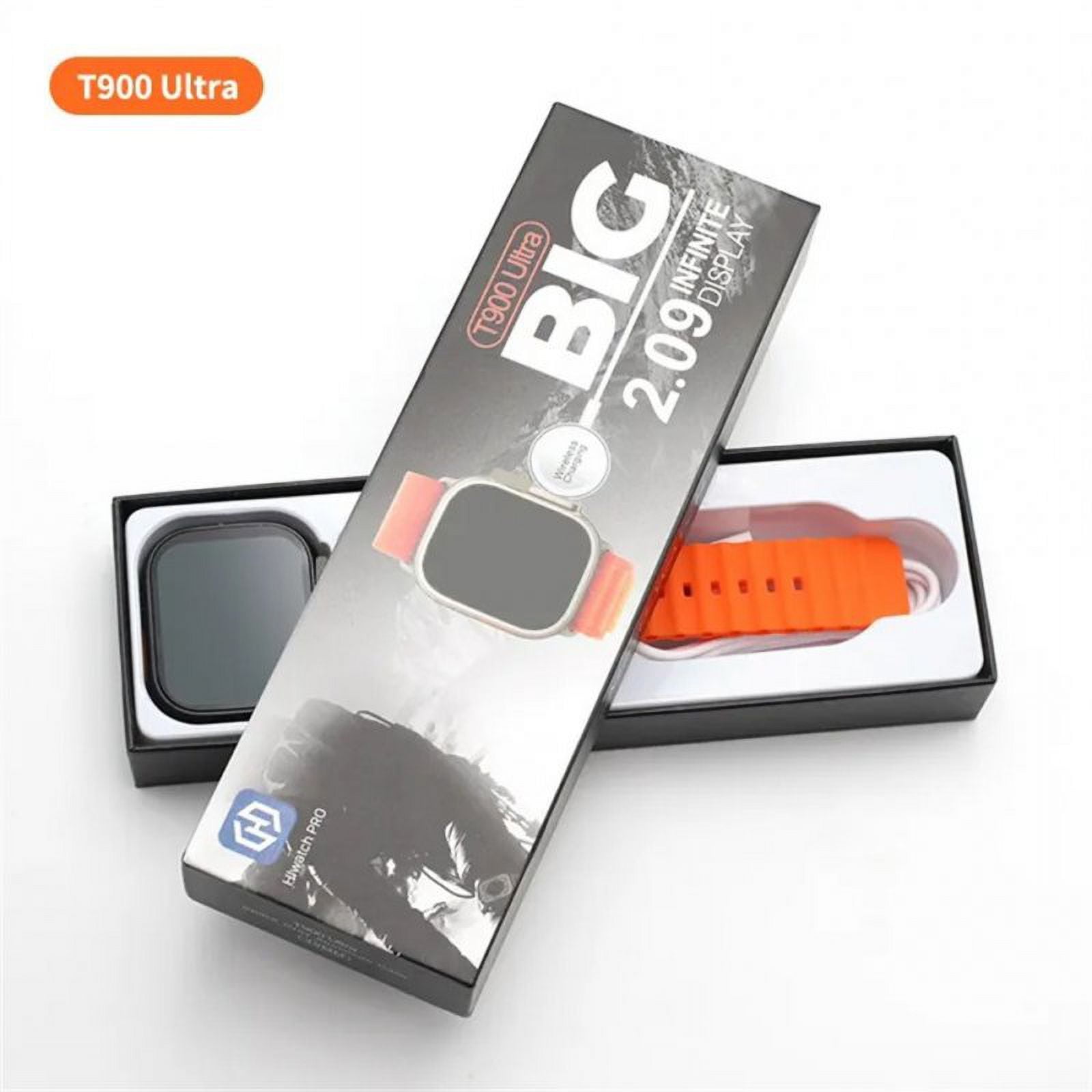 T900 Ultra Hommes Femmes Montres Intelligentes Écran Large HD