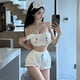 thumbnail image 3 of Lin Linting japonés suave chica lindo puro deseo pijama sexy dulce lencería caliente pasión conjunto 2456, 3 of 5