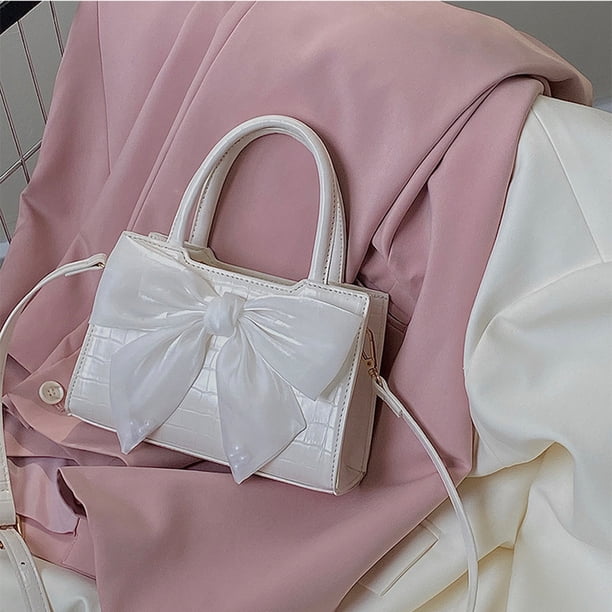 Bolso bandolera de moda para mujer, diseño de lazo grande, bolso pequeño de Color sólido Ndcxsfigh Para Estrenar